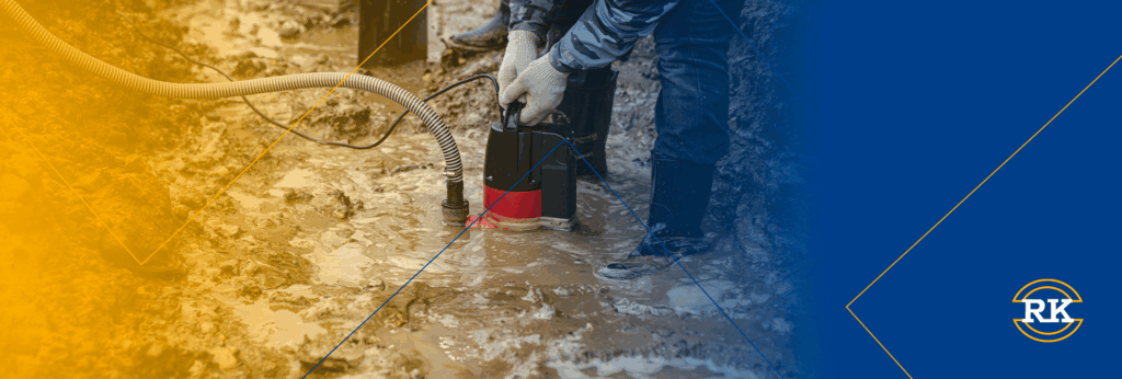 bomba-submersível-na-agua